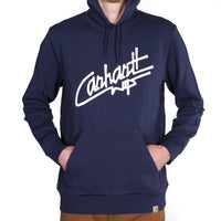 Carhartt WIP Hooded Locals Sweat Blue White