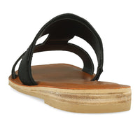 TOMS Seacliff Black Veg Tan Leather