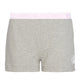 Calvin Klein Sleep Short Lounge Pyjamashort Damen CK One Grey Heather Pearly Pink