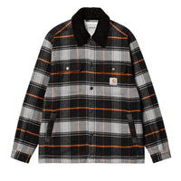 Carhartt WIP Baris Shirt Jac Baris Check Grey Heather