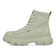 Buffalo Cade Lace Up Hi Damen Organic Cotton Sage Green