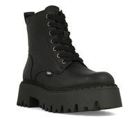 Buffalo Aspen Lace Up Warm Vegan Black