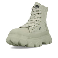 Buffalo Cade Lace Up Hi Damen Organic Cotton Sage Green